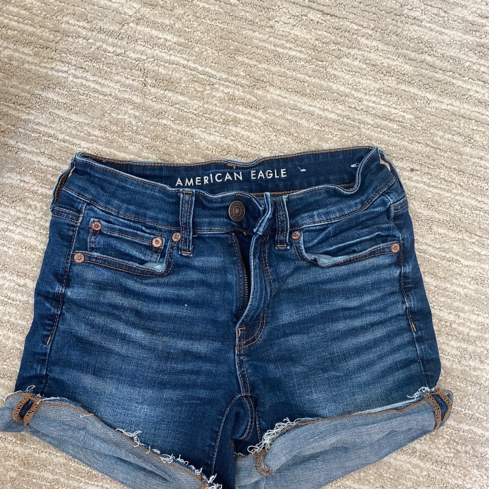 American eagle jean shorts